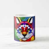 Alexander's Cat black center mug コーヒーマグカップ (中央)