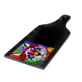 Alexander's Cat black glass paddle cutting board カッティングボード (角)