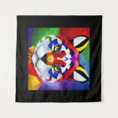 Alexander's Cat black tapestry タペストリー (正面(横))