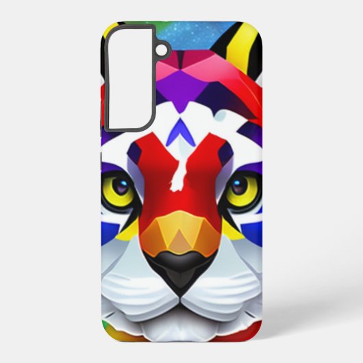 Alexander's Cat closeup Samsung S22+ phone case Galaxyケース (裏面)