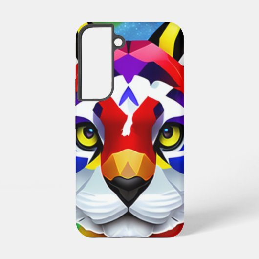Alexander's Cat closeup Samsung S22 phone case Samsung Galaxyケース (裏面)