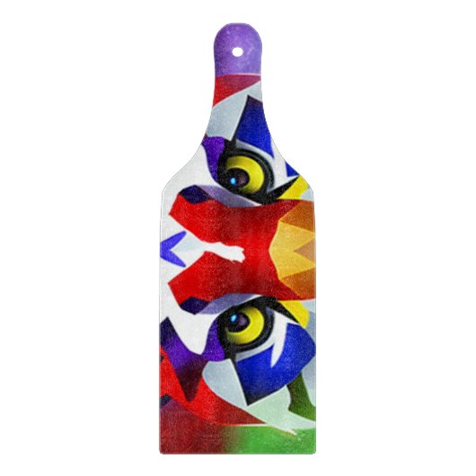 Alexander's Cat glass paddle cutting board カッティングボード (正面)