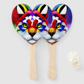 Alexander's Cat heart hand fans ハンドファン (正面&裏面)