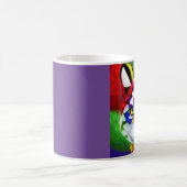 Alexander's Cat purple left hand mug コーヒーマグカップ (中央)