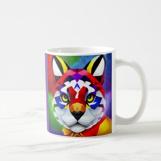 Alexander's Cat purple left hand mug コーヒーマグカップ (右)