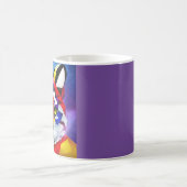 Alexander's Cat purple right hand mug コーヒーマグカップ (中央)