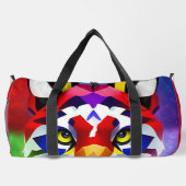 Alexander's Cat red duffel bag ダッフルバッグ (裏面)