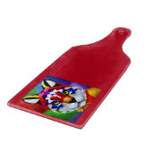 Alexander's Cat red glass paddle cutting board カッティングボード (角)