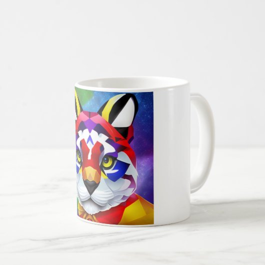 Alexander's Cat white center mug コーヒーマグカップ (正面右)