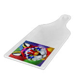 Alexander's Cat white glass paddle cutting board カッティングボード (角)