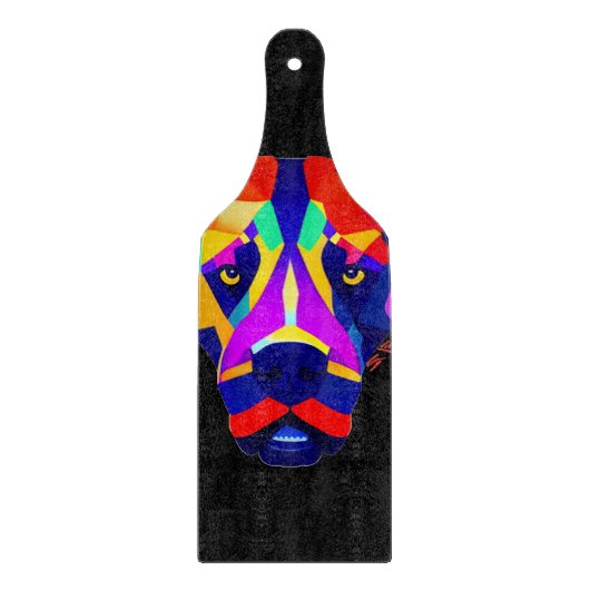 Alexander's Dog black glass paddle cutting board カッティングボード (正面)