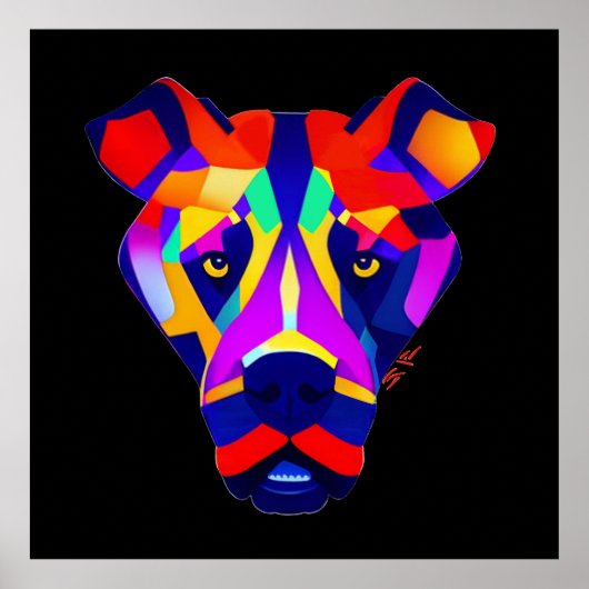 Alexander's Dog black value matte poster ポスター (正面)