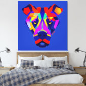 Alexander's Dog blue canvas print キャンバスプリント (インサイチュ (寝室))