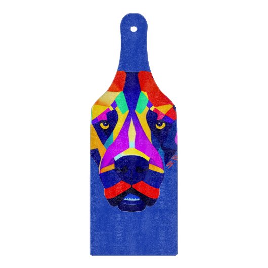 Alexander's Dog blue glass paddle cutting board カッティングボード (正面)