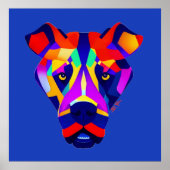 Alexander's Dog blue value matte poster ポスター (正面)