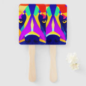 Alexander's Dog rectangle hand fans ハンドファン (正面&裏面)