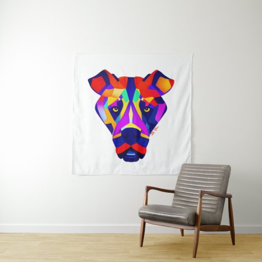 Alexander's Dog white tapestry タペストリー (インサイチュ)