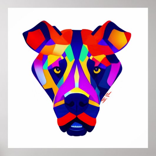 Alexander's Dog white value matte poster ポスター (正面)