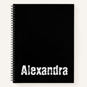 Alexandraパーソナライズされた付きノートブック ノートブック