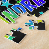 「ALEXANDRA」名、おもしろい「ハッピーバースデー」 ジグソーパズル (側面)