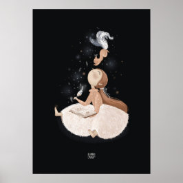 Alexandra Dikaiaによる銀羽リス ポスター