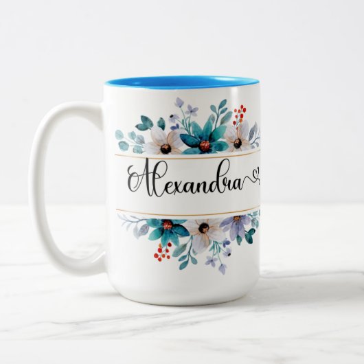 Alexandra's Mug 15oz (詳細オプションを参照) ツートーンマグカップ (左)