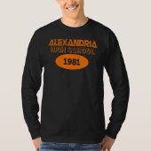 Alexandria High School 1981 Happy Halloween Tシャツ (正面)