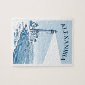 Alexandria Lighthouse Coastal Scene Travel ジグソーパズル (横)