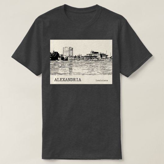 Alexandria Louisiana Tシャツ – 1 (デザイン正面)