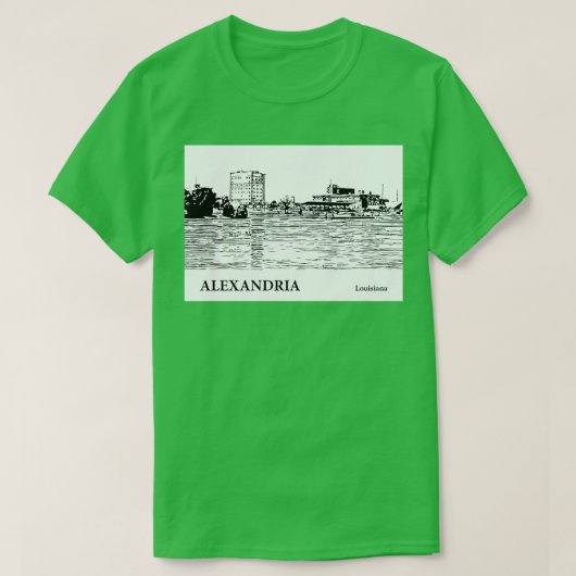 Alexandria Louisiana Tシャツ – 2 (デザイン正面)