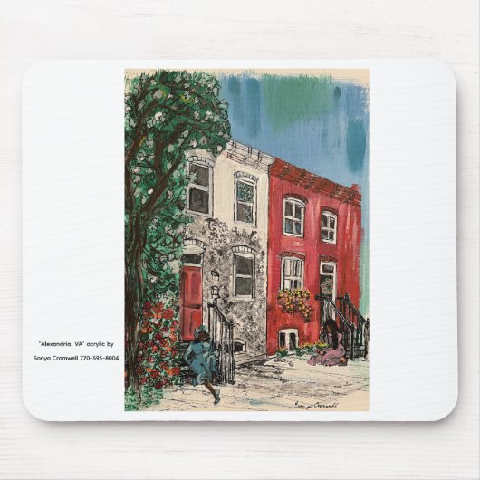Alexandria, VA マウスパッド (正面)