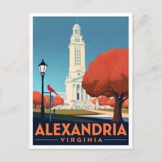 Alexandria Virginia Masonic Memorial Art ポストカード