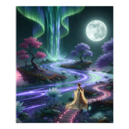 AlexDizaine "光の道" プレミアムウォールアート フォトプリント