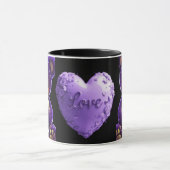AlexDizaine Enchanted Purple Bears Coffee Mug  マグカップ (中央)