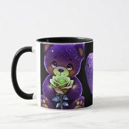 AlexDizaine Enchanted Purple Bears Coffee Mug  マグカップ