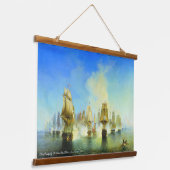 Alexey Bogolyuboff. The Mount Athos Battle... 吊り下げ型タペストリー (傾斜あり)