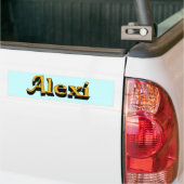 Alexi バンパーステッカー (トラック上)