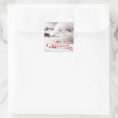 Alexisonfire – クライシスアルバムカバー2ステッカー スクエアシール (バッグ)