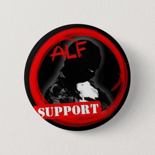 ALFを支えて下さい 缶バッジ (正面)