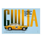 Alfa Giulia 1300 Tribute ポスター (正面)