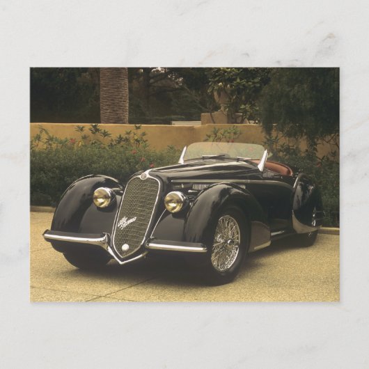 Alfa Romeo 8C 2900Bは非常に珍しく、非常に ポストカード (正面)