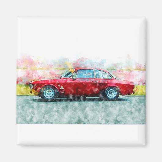 Alfa Romeo Giulia マグネット (正面)