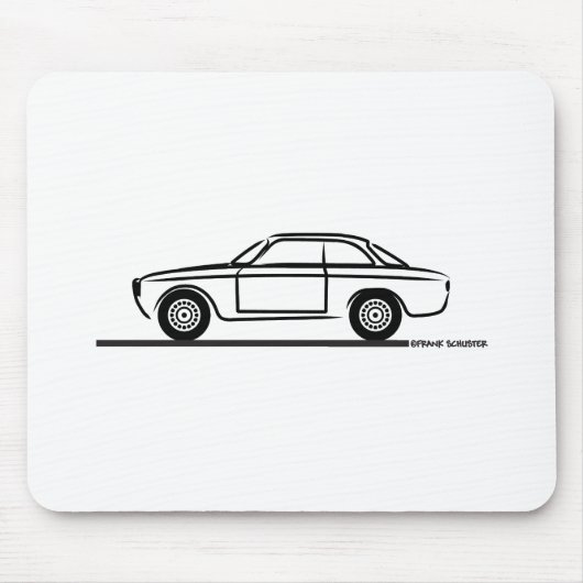 Alfa Romeo GTA GTV Tシャツ マウスパッド (正面)