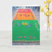 Alfombra 13 カード (黄色い花)