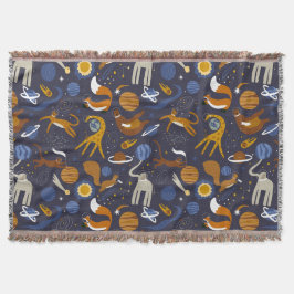 Alfombra de la colección Animals Outer Space スローブランケット