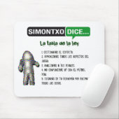 AlfombrillaのLa tabla de la ley マウスパッド (マウス)