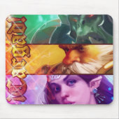 Alfombrilla banners fantasía Cargad マウスパッド (正面)