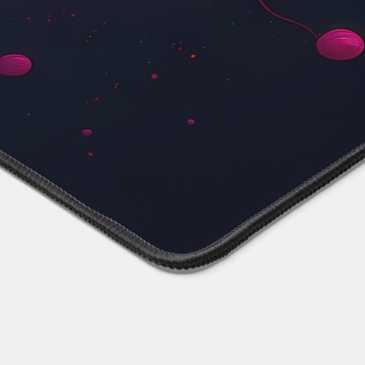 alfombrilla de fuego multicolor デスクマット (コーナー)