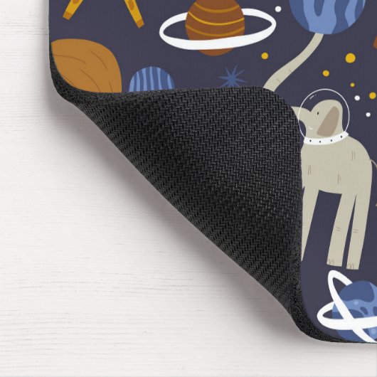Alfombrilla de ratón colección Animals Outer Space マウスパッド (コーナー)