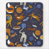 Alfombrilla de ratón colección Animals Outer Space マウスパッド (正面)